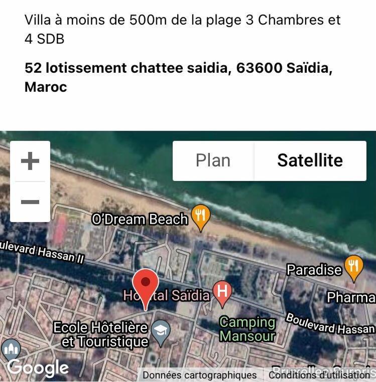 Villa A Moins De 500M De La Plage 3 Chambres Et 4 Sdb Saïdia 外观 照片